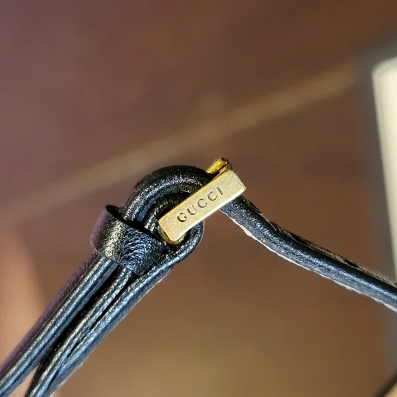 Super Sexy Gucci Black Women's Leather heels w Swarovski Crsytals 37.5 Like New - Picture 7 of 15